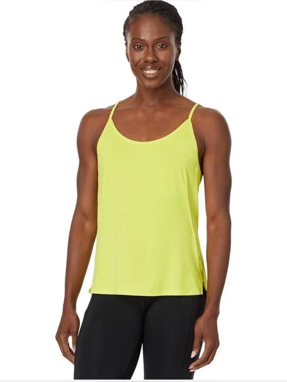 Arc’teryx Silene Tank Top in Euphoria Heather Yellow NWT XL